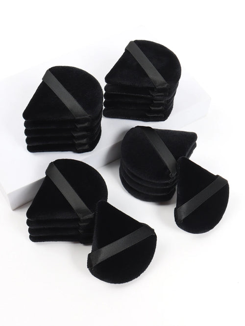 black triangle velvet powder puff sponge for foundation (photo 1 of 7)