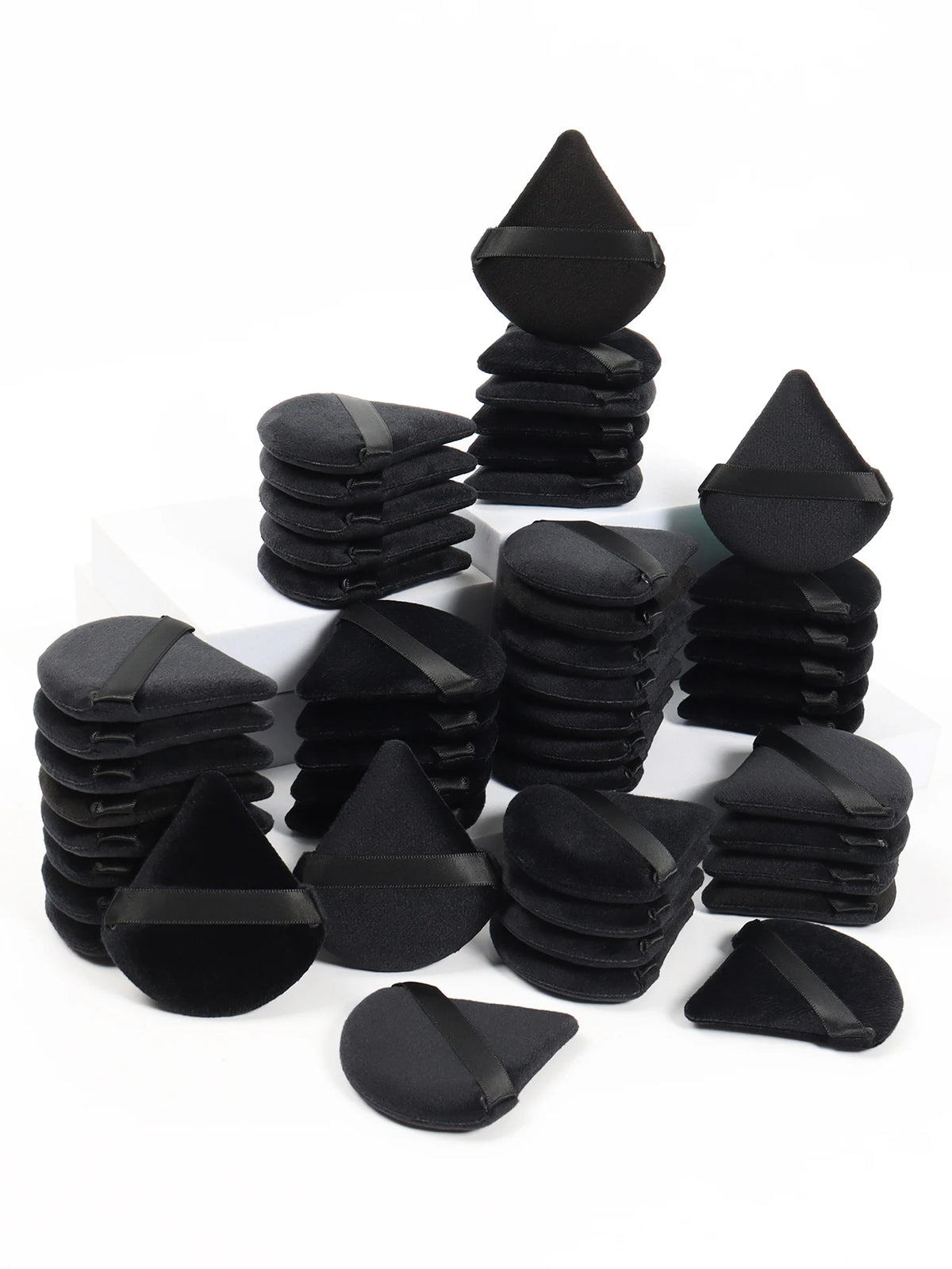black triangle velvet powder puff sponge for foundation (photo 4 of 7)
