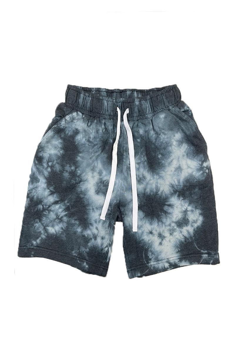 Splatter Tie Dye Cotton Shorts – Elastic Waist