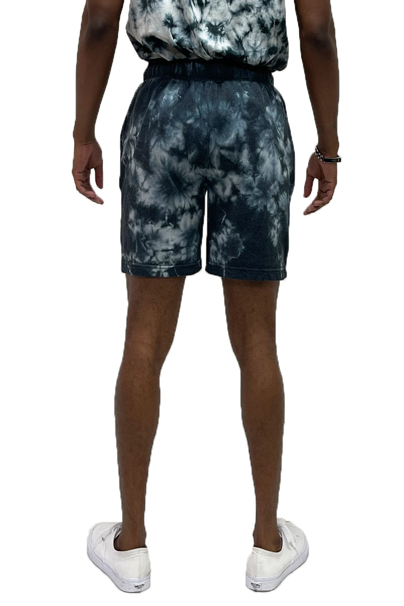 Splatter Tie Dye Cotton Shorts – Elastic Waist