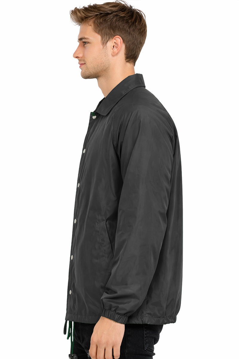 Solid Coach's Windbreaker Travel Jacket
