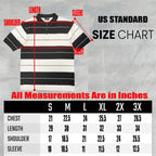 Black/Grey Old School Pique Polo Shirt - VacationGrabs