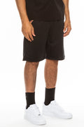 Checkered Detail Shorts – Cotton Blend