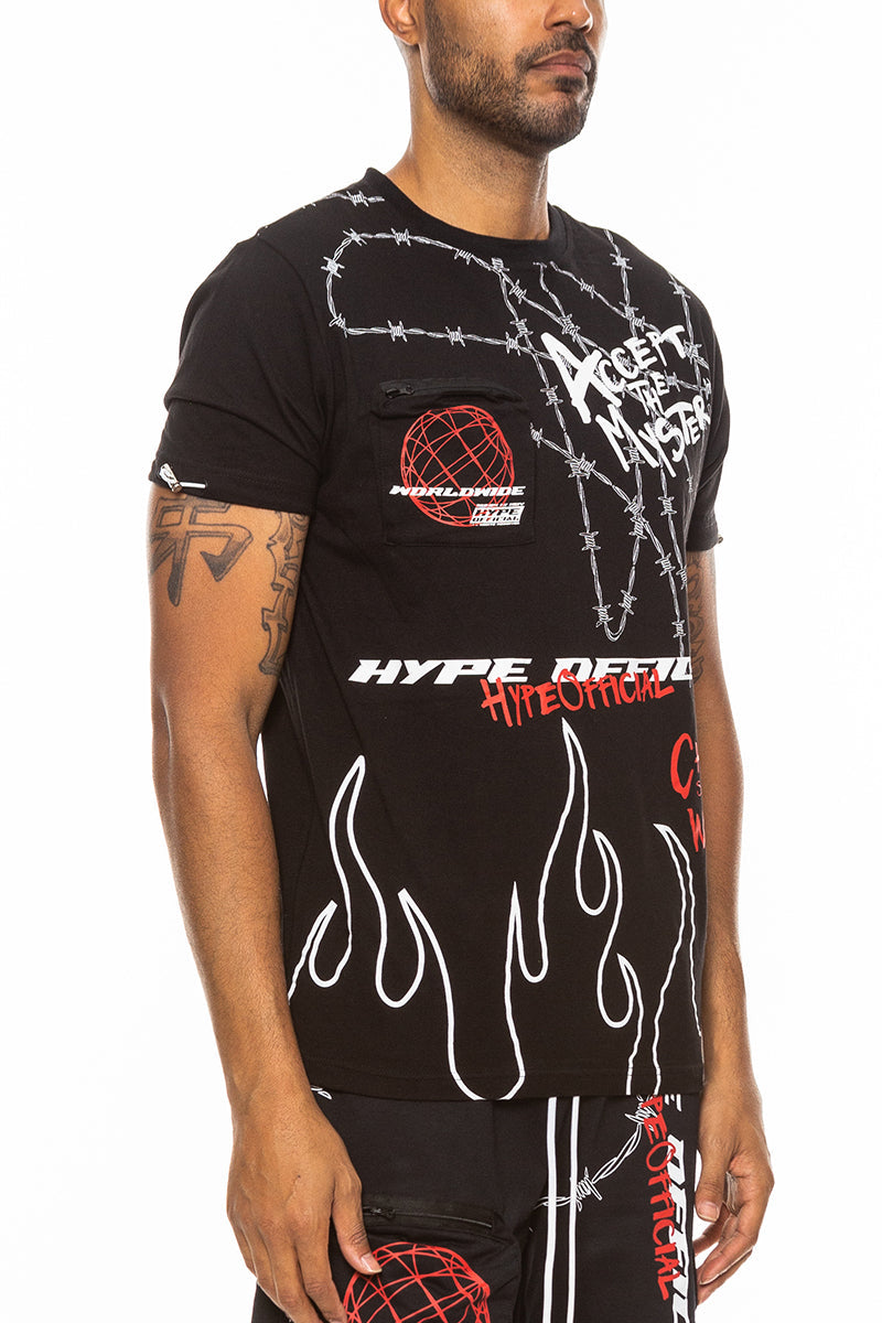 Hype Official Print T-Shirt | 100% Cotton Streetwear