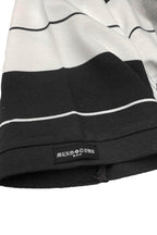 Black/White Old School Pique Polo Shirt - VacationGrabs