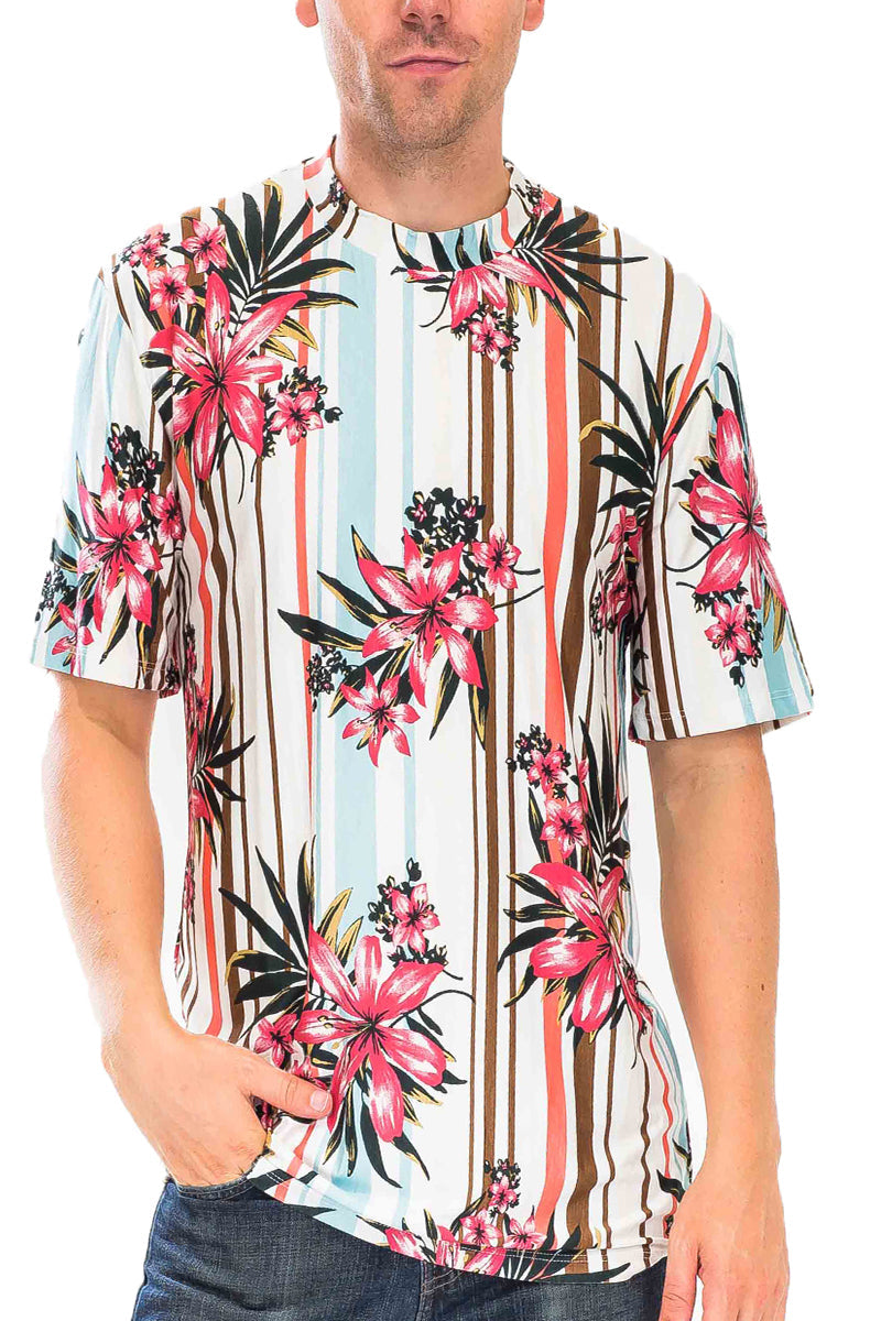 Sublime Floral Print Tee | Relaxed Vacation Style