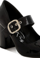 Rag Company black block heel Mary Jane sandals, stylish alternative for dressy occasions