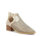 Rag Company Women's Block Heeled Sandals for Summer with Open Weave Design and Stylish Ankle Strap