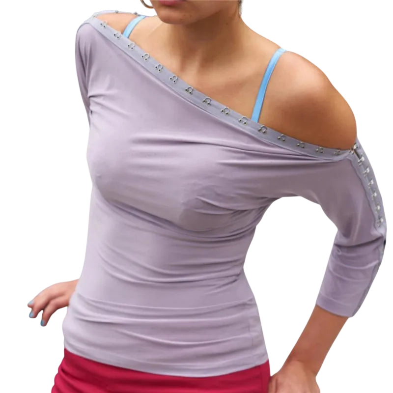 Women’s Off the Shoulder Blouse in Hot Pink