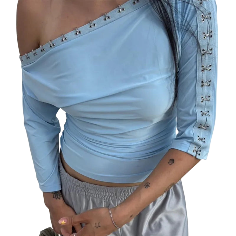 Women’s Off the Shoulder Blouse in Hot Pink