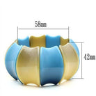 VacationGrabs blue and yellow synthetic bracelet with a unique design for stylish accessorizing