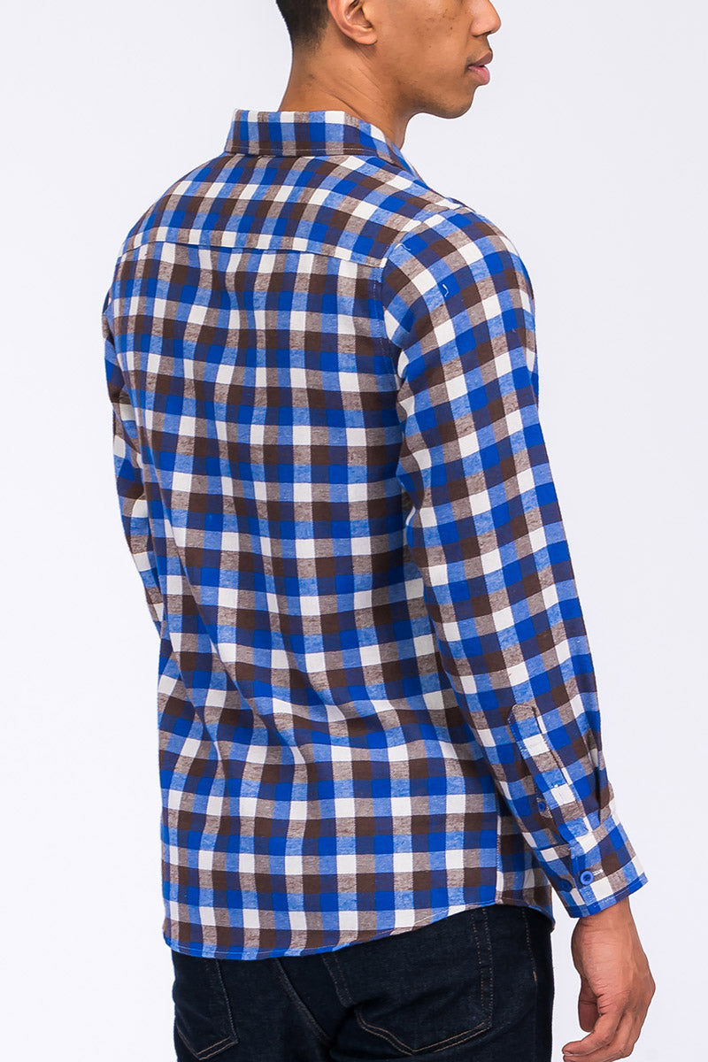 Sampson Men's Plaid Flannel Shirt