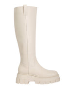 Blume Faux Leather Chunky Platform Knee Length Boots