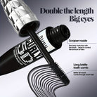 waterproof mascara for big eyes with long bristle comb