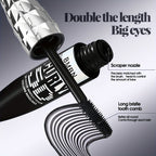 waterproof mascara for big eyes with long bristle comb