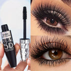 Black waterproof mascara for voluminous, long-lasting lashes