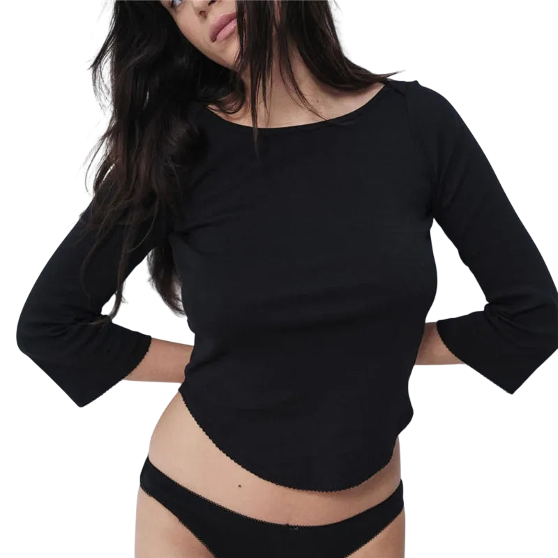 Women’s Boat Neck Top for Effortless Travel Style