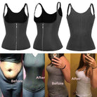 VacationGrabs Women's Shapewear Body Shaper Fitness Corset for a Slimmer Silhouette Before and After
