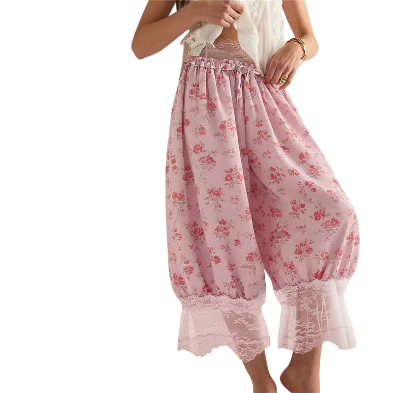 Floral Loungewear Set for Comfortable Travel