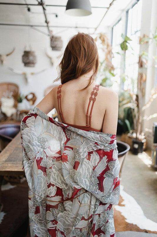 Boho Eye Lace Applique Bralette - VacationGrabs