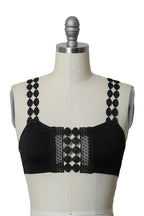 Boho Eye Lace Applique Bralette - VacationGrabs