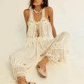 Women's ivory boho outfit for women, perfect for summer outings