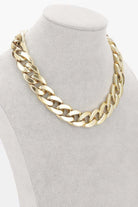 Bold statement chain necklace in gold with a chunky design for striking fashion looks