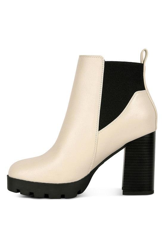 Women's Shoes - Boots Bolt Block Heeled Chelsea Boot
