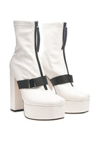 Boomer Chunky High Block Heel Boots
