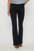 Women's black bootcut jeans boots, perfect for casual wear