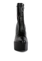 Women's black leather boots for ankle with stylish zip closure