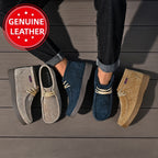 Men's loafers in genuine leather, casual style for effortless comfort