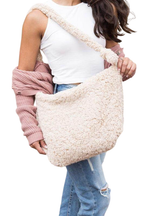 Boucle Sherpa Messenger Bag