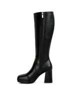 Women's Shoes - Boots Bouts High Calf Block Heel Boots
