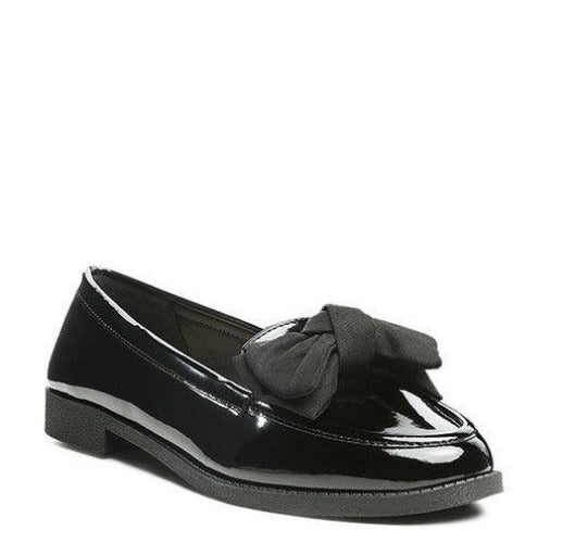 Women's Shoes - Flats Bowberry Bow-Tie Patent Loafers