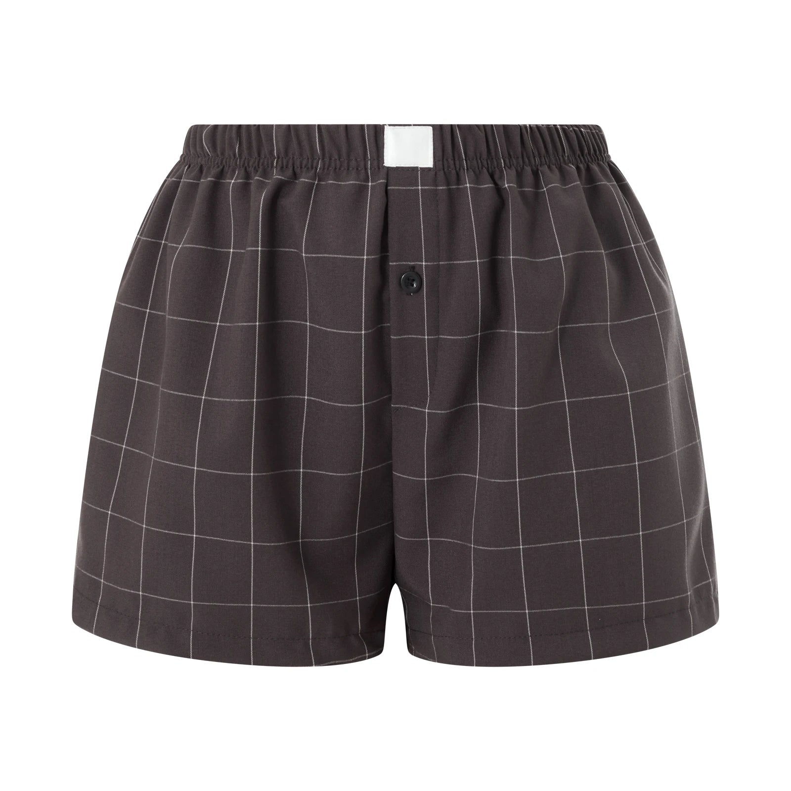 Men's grey boxer shorts briefs in breathable cotton for comfort