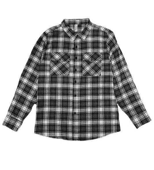 Boyfriend Oversize Checker Plaid Flannel - VacationGrabs