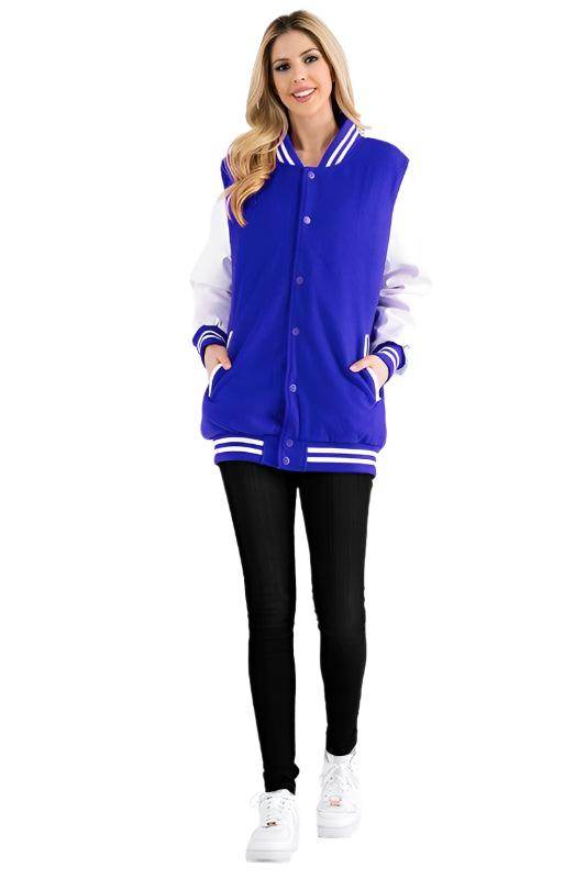 Boyfriend OverSize Letterman Jacket - VacationGrabs