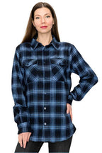 Boyfriend Oversize Plaid Flannel Long Sleeve - VacationGrabs