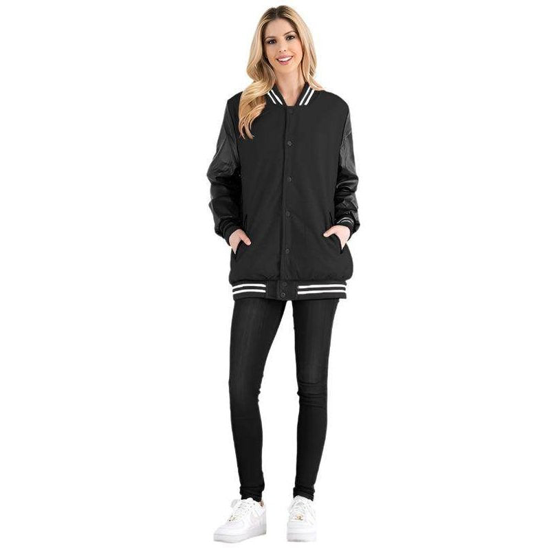 Boyfriend Oversized Letterman Jacket S-3XL - VacationGrabs