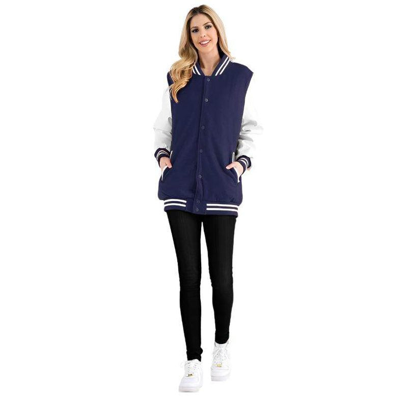 Boyfriend Oversized Letterman Jacket S-3XL - VacationGrabs