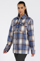 Women's Shirts - Shackets Boyfriend Oversized Soft Flannel Shacket 5 Colors