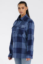 Boyfriend Oversized Soft Flannel Shacket Shirt - VacationGrabs