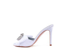 Women's Shoes - Heels Brag In Crystal Bow Satin High Heeled Sandals