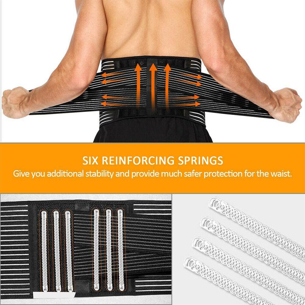 Fitness & Health Breathable And Adjustable Back Support Belt For Lower Waist...