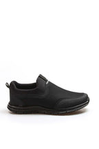 Breathable Black Casual Men Sneakers – detail view