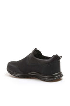 Breathable Black Casual Men Sneakers – side view