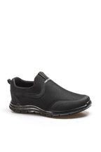 Breathable Black Casual Men Sneakers – styled view