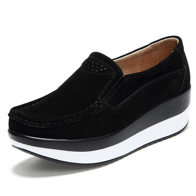 Women's Shoes - Flats Breathable Casual Flat Platform Stacked Shoes