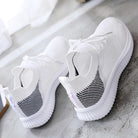 Women's Shoes - Flats Breathable Sports Mesh Hollow Out Walking Sneakers